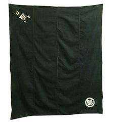 A Resist Dyed Handwoven Cotton Furoshiki: Over Dyed Indigo