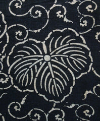 A Length of Hand Spun Cotton Katazome: Ivy and Arabesque