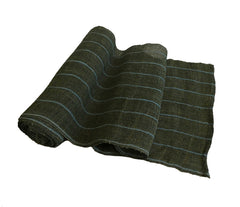 A Roll of Hand Plied Hemp and Indigo Dyed Cotton Kaya: Mosquito Netting