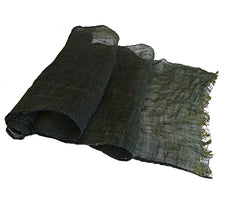 A Length of Rustic Hemp Mesh: Overdyed Mosquito Netting