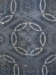 A Length of Gauzy Cotton Katazome: Hexagons and Roundels