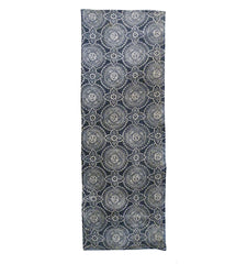 A Length of Indigo Dyed Cotton: Roundels or Medallions