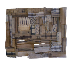 A Group of 69 Very Small Bashofu Fragments: Variety of Woven Banana Fiber