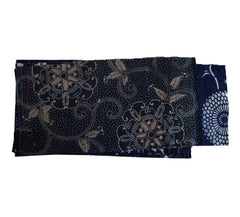 A Set of Indigo Dyed Cotton Katazome Swatches: #3