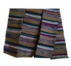 A Beautifully Toned Sakiori Obi: Rag Woven Kimono Sash