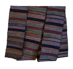 A Beautifully Colored Sakiori Obi: Rag Woven Sash