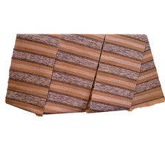 A Wide Sakiori Obi: Pale Coral Tones