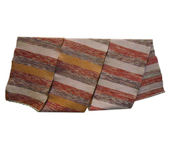 A Wide Sakiori Obi: Color Bars, Some Mottled