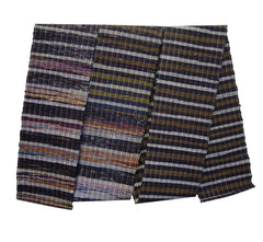 A Sakiori Obi: Tight, Variegated Plaid