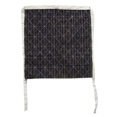 A Hand Made Cotton Apron: Sashiko Stitched