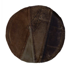 An Unusual Pieced Round Zabuton Cover #2: Sakabukuro