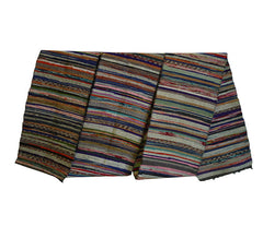 An Extravagantly Multi-Colored Sakiori Obi: Variegated