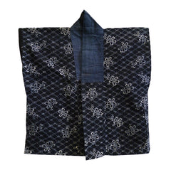 A Beautiful Katazome Han Juban: Trellis and Cherry Blossoms