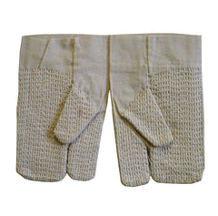 A Pair of Sashiko Stitched Mittens: Undyed and Unused