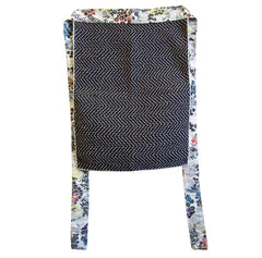 An Amazingly Sashiko Stitched Maekake: Faux Bingata Trim