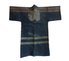 A Very Good 19th Century Sashiko Stitched Fireman's Coat: Beautifully Worn