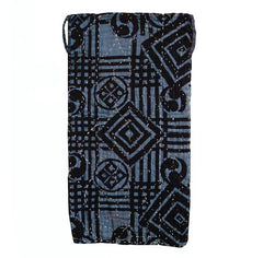 A Figured, Sashiko Stitched Diaper or Zokin: Chusen Dyed