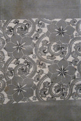 A Length of Resist Dyed Cloth: Gradient Tones and Wide Bars