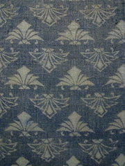 A Length of Patched and Faded Katazome Cotton: Irises or Sedge