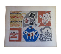 A Hand Colored Print Serizawa-like: Large Scale Images