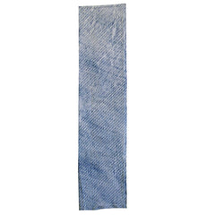 A Double Arashi Cotton Panel: Indigo Dyed "Angel Wings"