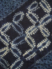 A Length of Asamai Shibori: Botanical Indigo and Handspun Cotton