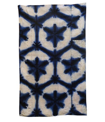 An Itajime Shibori Diaper or Mat: Layered and Stitched