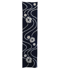 A Length of Arimatsu Shibori: Morning Glories
