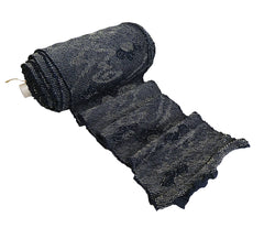 A Full Bolt of Tightly Puckered Shibori Dyed Silk: Narrow from Shape Resisting