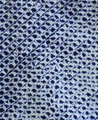 A Length of Miura Shibori: Indigo Dyed Cotton