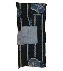 A Tattered Boro Shibori Fragment: Very Nice Base Cloth and Patches