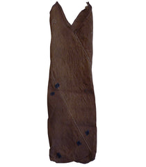 A Patched Shinafu Tsunobukuro: Linden Yarn Horn Bag