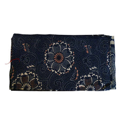 A Set of 7 Katazome Swatches #1: Indigo Dyed Cotton