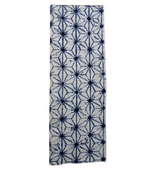 A Length of Shirakage Shibori: Traditional Hemp Leaf Motif