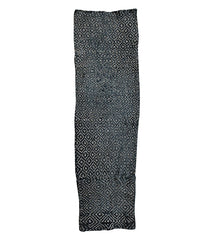 A Densely Sashiko Stitched Sash from Shonai: Heavily Abraded