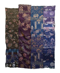 A Pieced Futon Cover of Lightweight Cotton: Varied Modern Kasuri