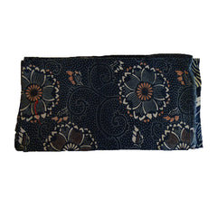 A Set of 6 Katazome Swatches: Indigo Dyed Cotton