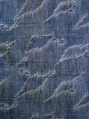 A Length of Katazome Cotton: Complex Design