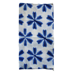 A Clamp Dyed Shibori Diaper: Spare Snowflowers