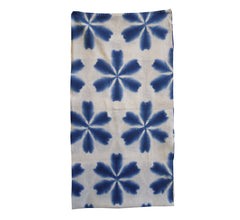 A Sekka Itajime Shibori Diaper: Spare Floral Forms