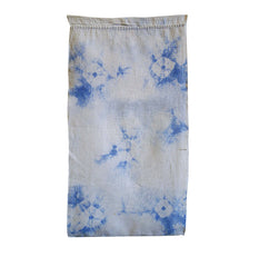 A Softly Dyed Shibori Diaper: Spiderweb