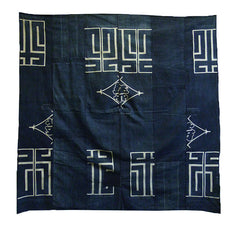 A Large Six Paneled Boro Furoshiki: Recycled Happi or Hanten