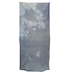 A Length of Faded Katazome Dyed Cotton: Clouded