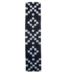 A Beautifully Bold and Symmetrical Length of Kurume Gasuri: Graphic Appeal