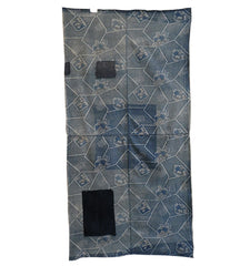 A Patched and Pieced Large Narumi Kongata Cloth: Stencil Dyeing Mimicking Shibori