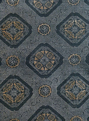 A Length of Katazome Cotton: Medallions and Flowers