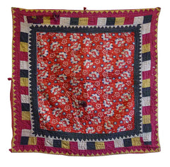 A Square Pieced Sindhi Ralli: Interesting on Both Sides