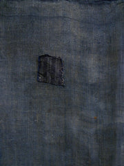 A Length of Patched Hemp Kaya: Well-Used