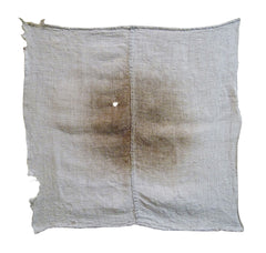 A Thick Hand Plied Bast Fiber Steaming Cloth: Haze