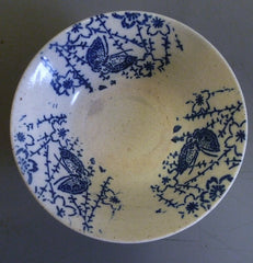 A 19th Century Inban Ware Bowl: Stencil Applied Design
